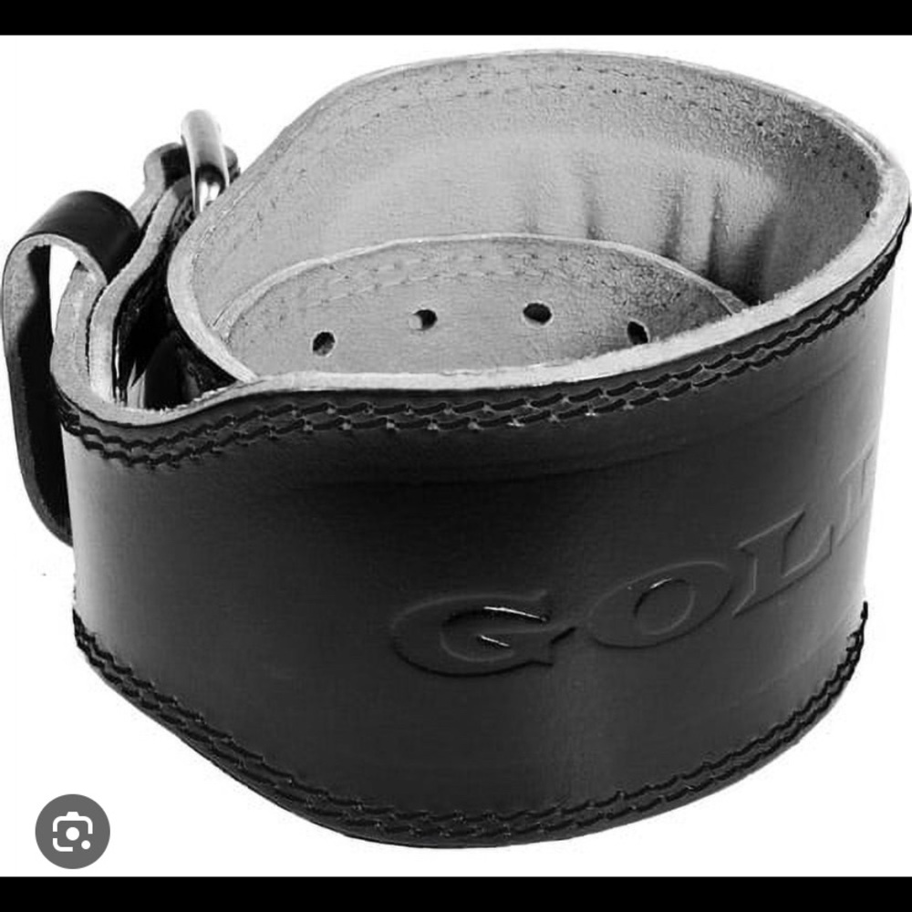 Golds Gym Power/ Weight Lifting Leather Belt - Picture 8 of 8